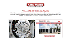 Desktop Screenshot of karl-maier.de