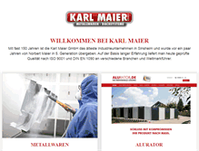 Tablet Screenshot of karl-maier.de